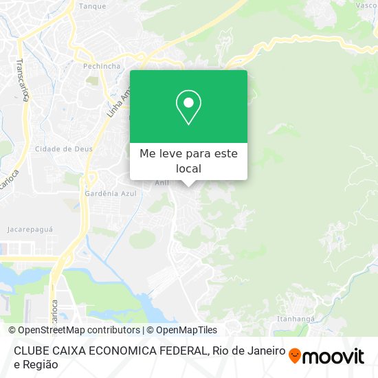 CLUBE CAIXA ECONOMICA FEDERAL mapa