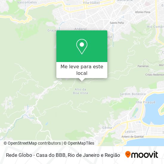 Rede Globo - Casa do BBB mapa