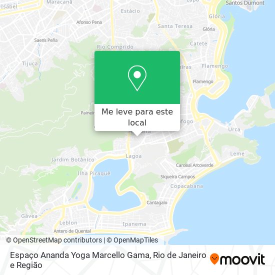 Espaço Ananda Yoga  Marcello Gama mapa