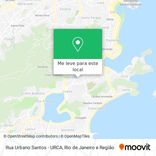 Rua Urbano Santos - URCA mapa