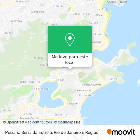 Peixaria Serra da Estrela mapa