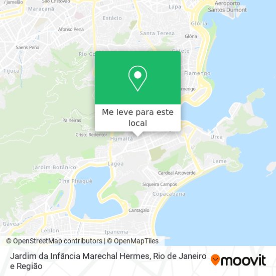 Jardim da Infância Marechal Hermes mapa