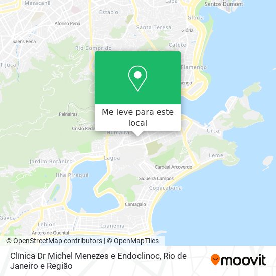 Clínica Dr Michel Menezes e Endoclinoc mapa