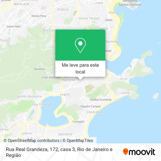 Rua Real Grandeza, 172, casa 3 mapa