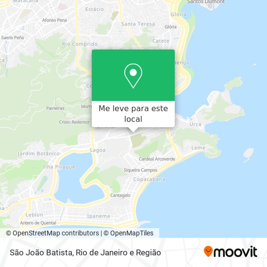 São João Batista mapa