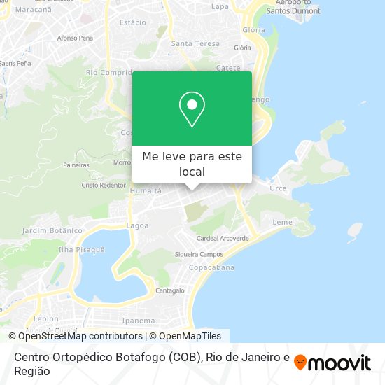 Centro Ortopédico Botafogo (COB) mapa