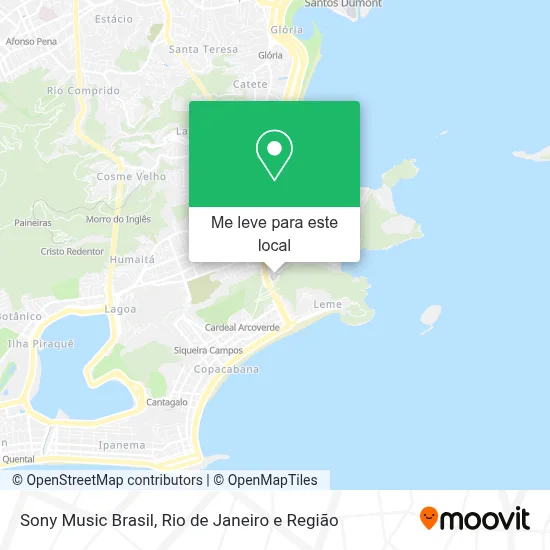 Sony Music Brasil mapa