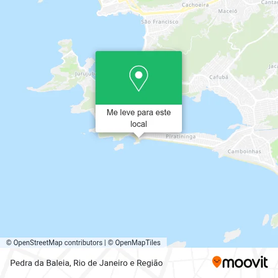 Pedra da Baleia mapa