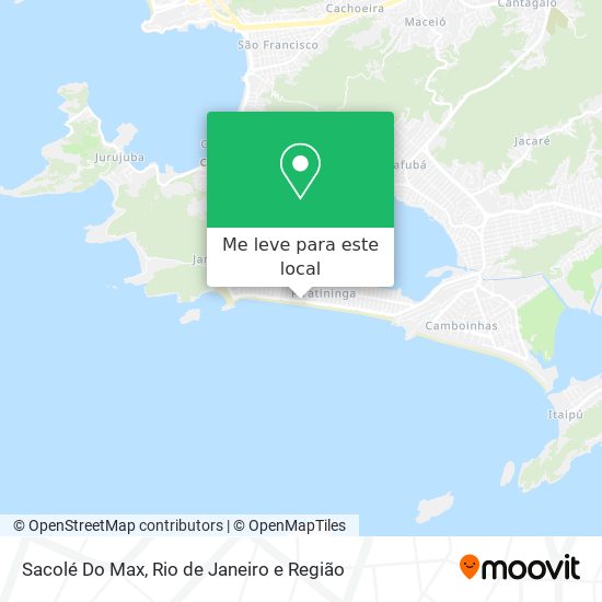 Sacolé Do Max mapa