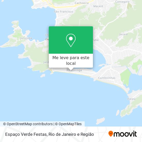 Espaço Verde Festas mapa