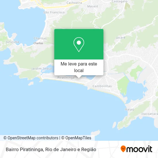 Bairro Piratininga mapa
