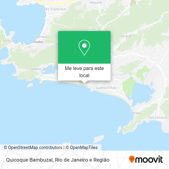 Quiosque Bambuzal mapa