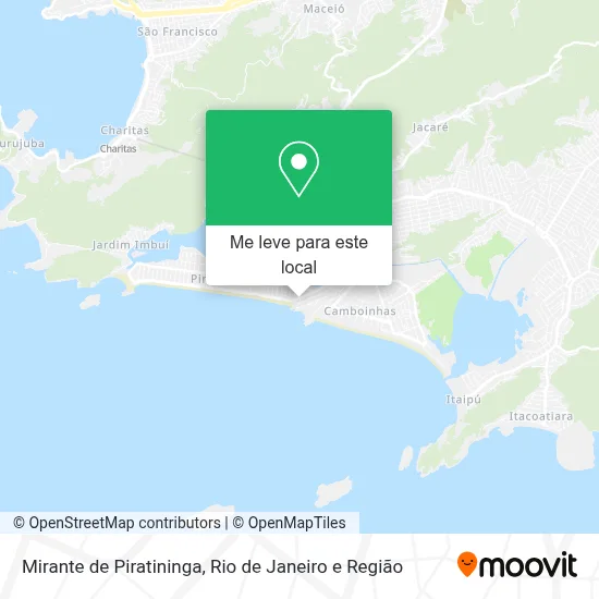 Mirante de Piratininga mapa