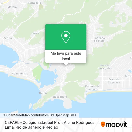 CEPARL - Colégio Estadual Prof. Alcina Rodrigues Lima mapa