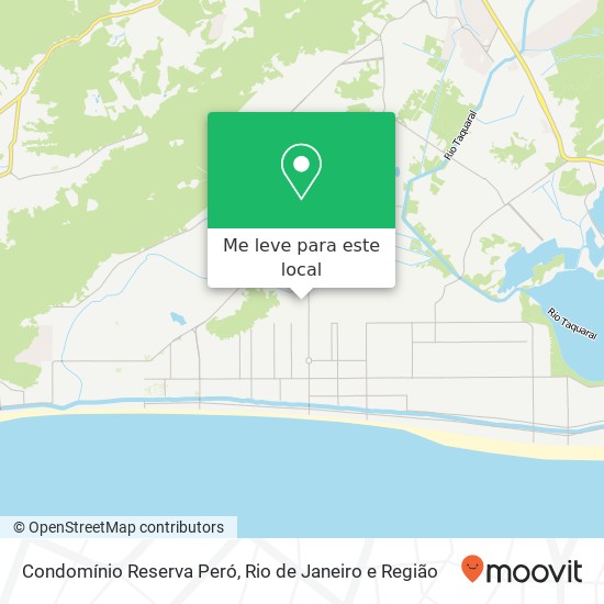 Condomínio Reserva Peró mapa