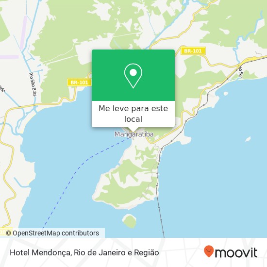 Hotel Mendonça mapa