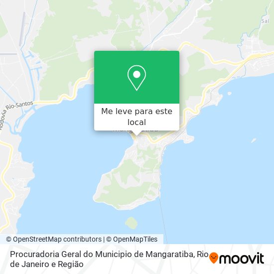 Procuradoria Geral do Municipio de Mangaratiba mapa