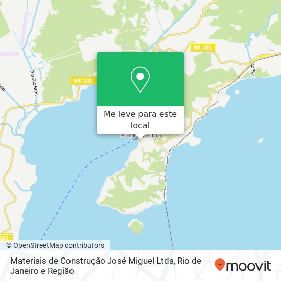 Materiais de Construção José Miguel Ltda mapa