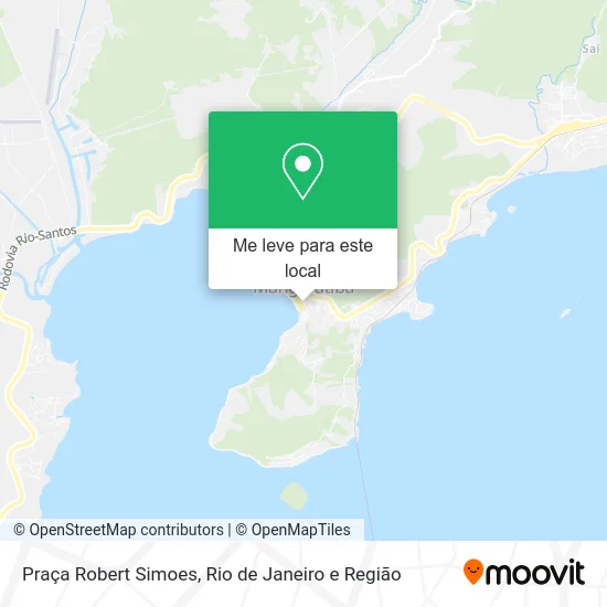 Praça Robert Simoes mapa