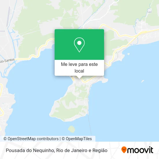 Pousada do Nequinho mapa