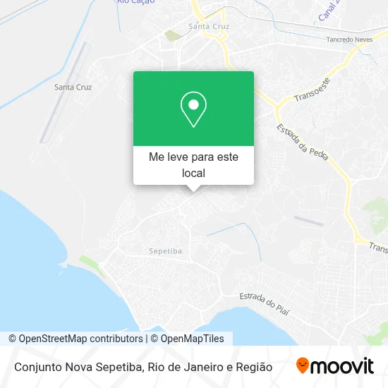 Conjunto Nova Sepetiba mapa