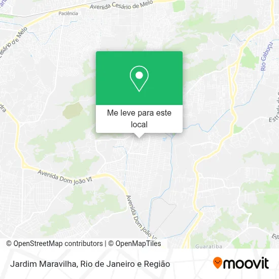Jardim Maravilha mapa