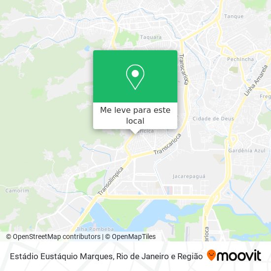 Estádio Eustáquio Marques mapa