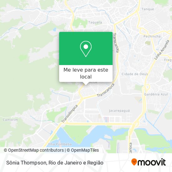 Sônia Thompson mapa