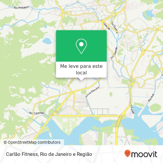 Carlão Fitness mapa