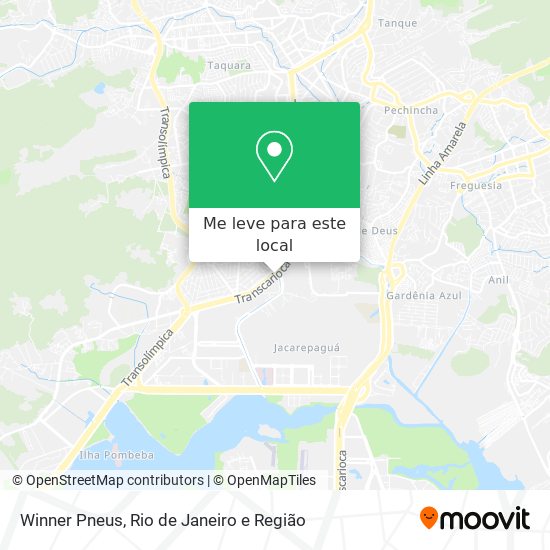 Winner Pneus mapa