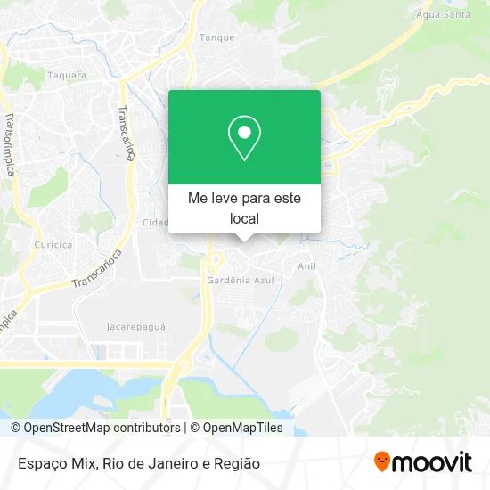 Espaço Mix mapa