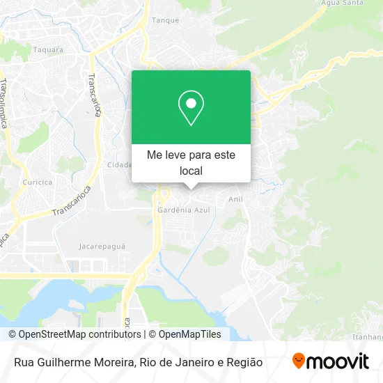 Rua Guilherme Moreira mapa