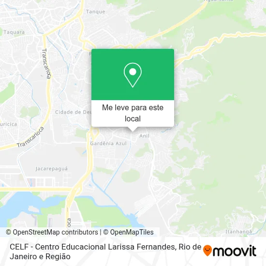 CELF - Centro Educacional Larissa Fernandes mapa