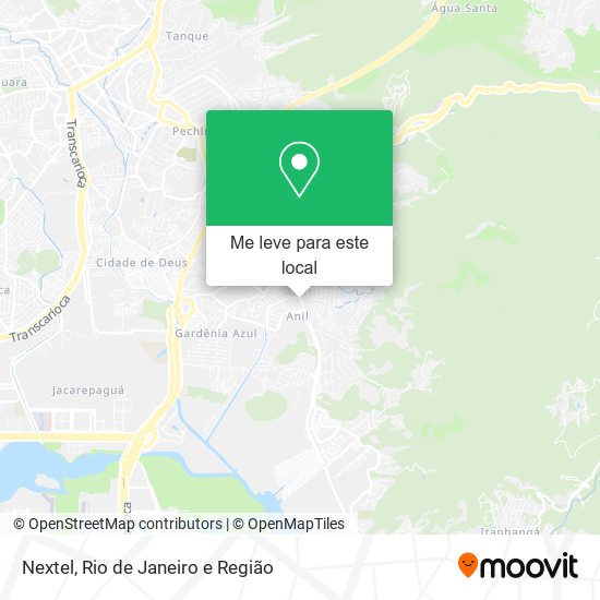 Nextel mapa