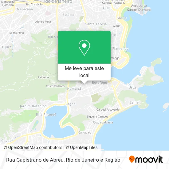 Rua Capistrano de Abreu mapa