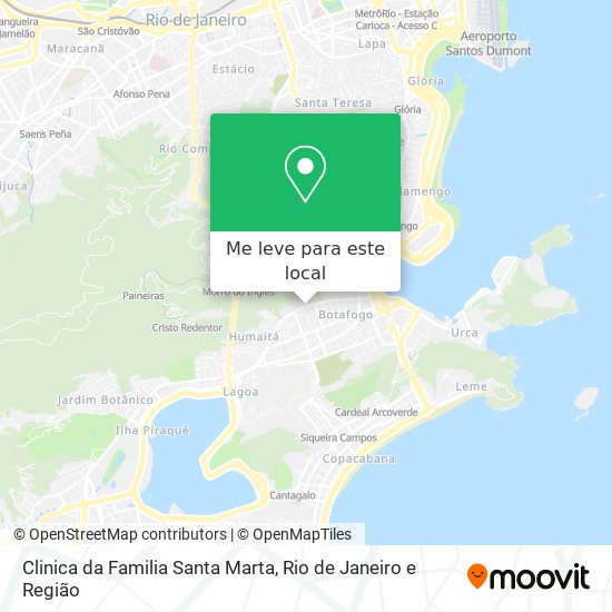 Clinica da Familia Santa Marta mapa
