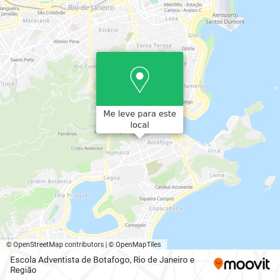 Escola Adventista de Botafogo mapa