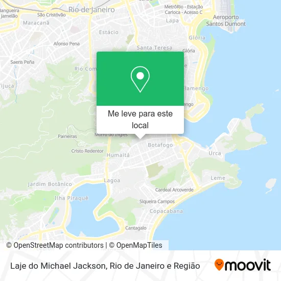 Laje do Michael Jackson mapa