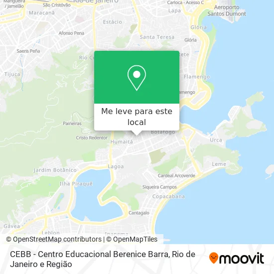 CEBB - Centro Educacional Berenice Barra mapa