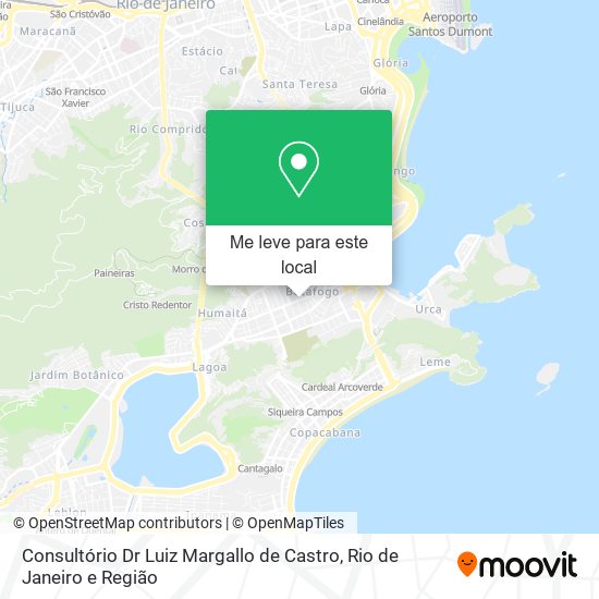 Consultório Dr Luiz Margallo de Castro mapa