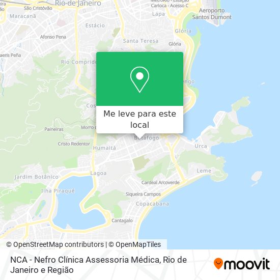 NCA - Nefro Clínica Assessoria Médica mapa
