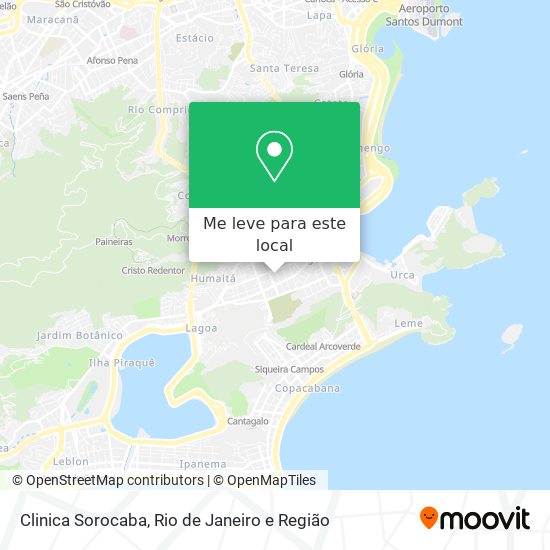 Clinica Sorocaba mapa