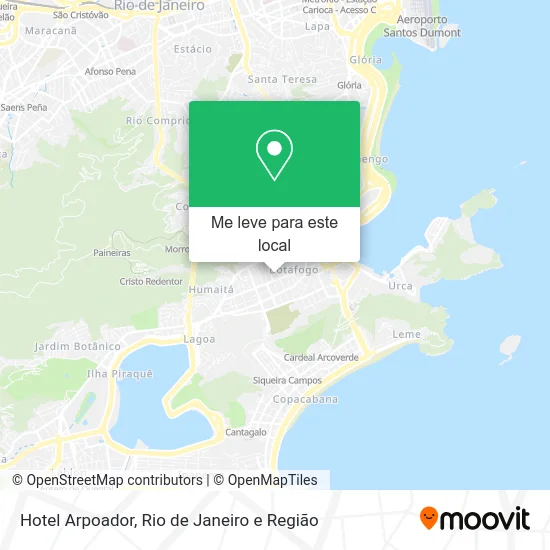 Hotel Arpoador mapa