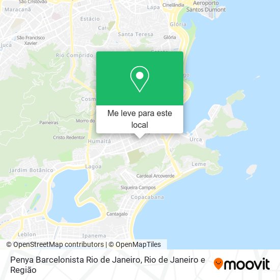 Penya Barcelonista Rio de Janeiro mapa