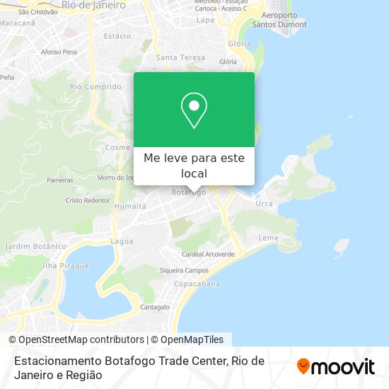 Estacionamento Botafogo Trade Center mapa