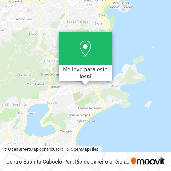 Centro Espírita Caboclo Peri mapa