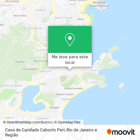 Casa de Caridade Caboclo Peri mapa