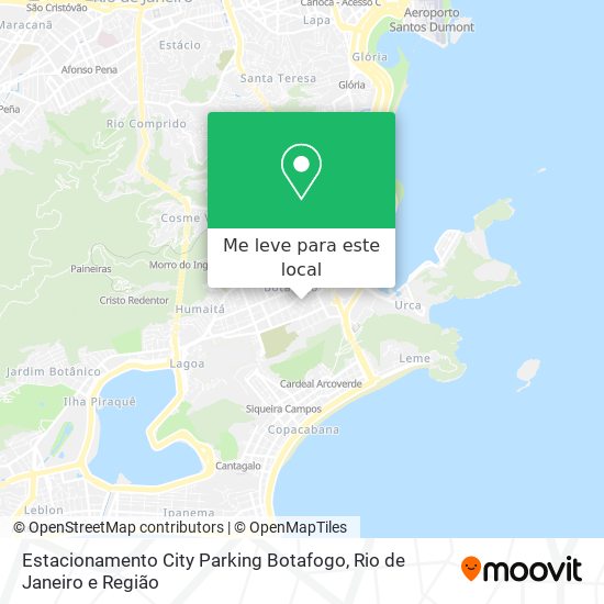 Estacionamento City Parking Botafogo mapa