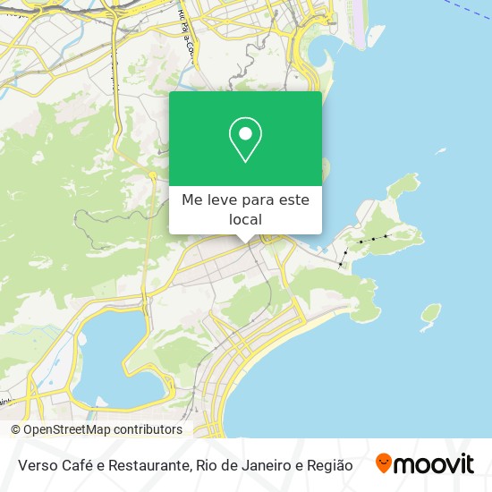 Verso Café e Restaurante mapa