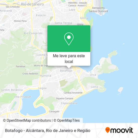 Botafogo - Alcântara mapa